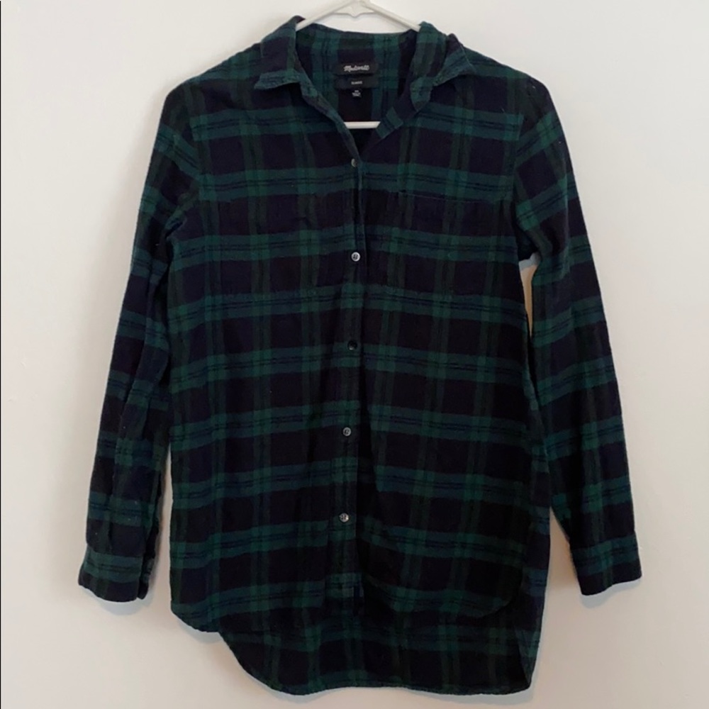 Madewell classic fit flannel
